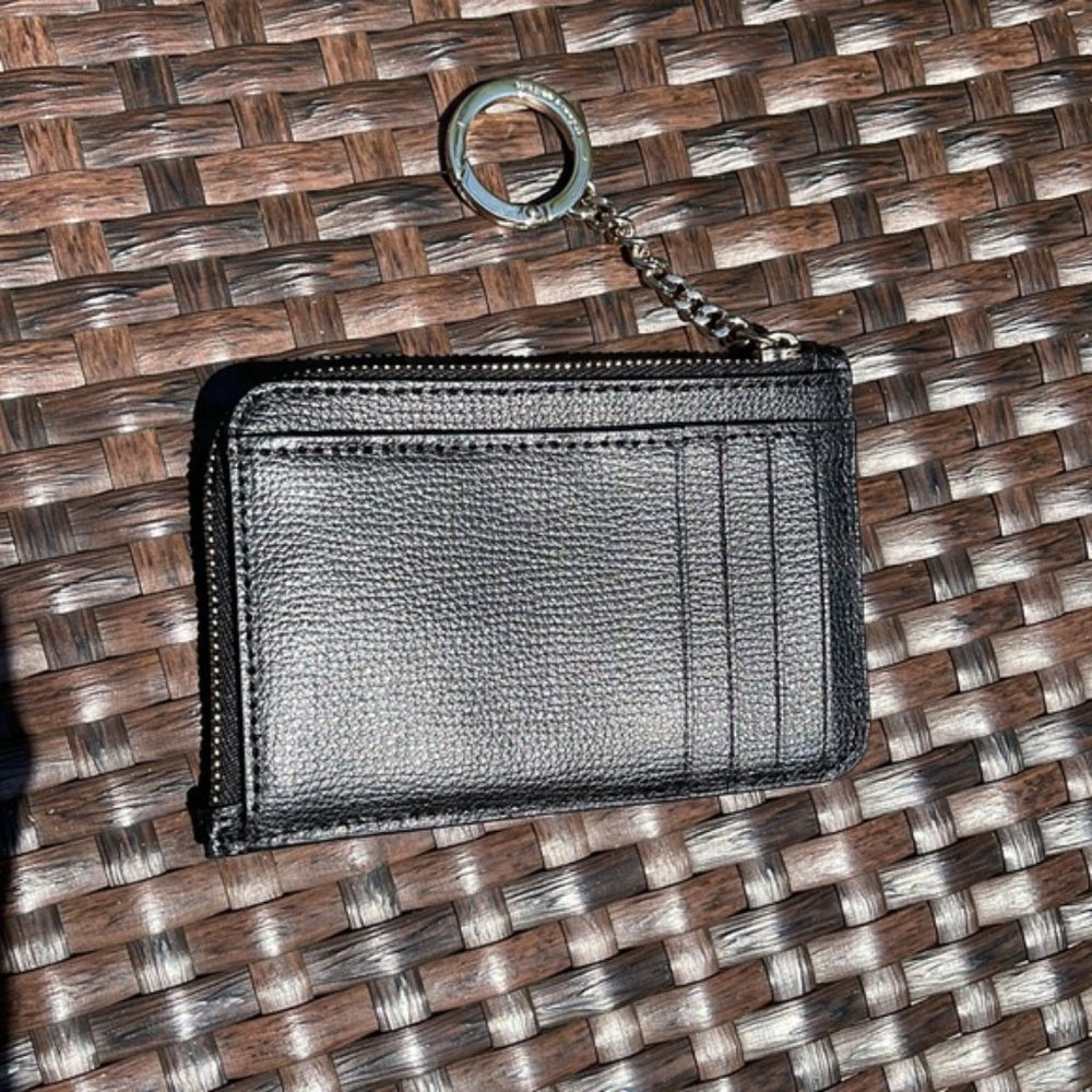 Kate Spade Darcy Medium L-Zip Card Holder Black - Picture 2 of 15